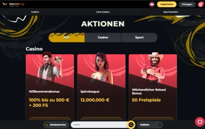 Bonus casino boomerang